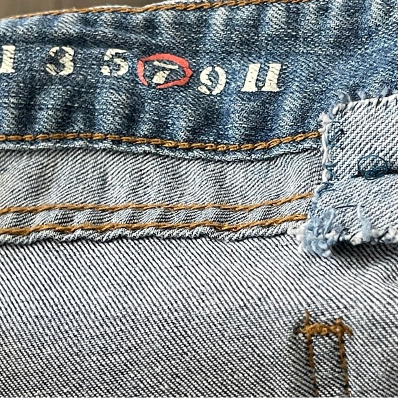 Billabong Flare Distressed Jeans, Sz 7L - Picture 13 of 13